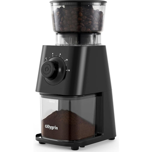Electric Conical Burr Coffee Grinder with 30 Grind Settings